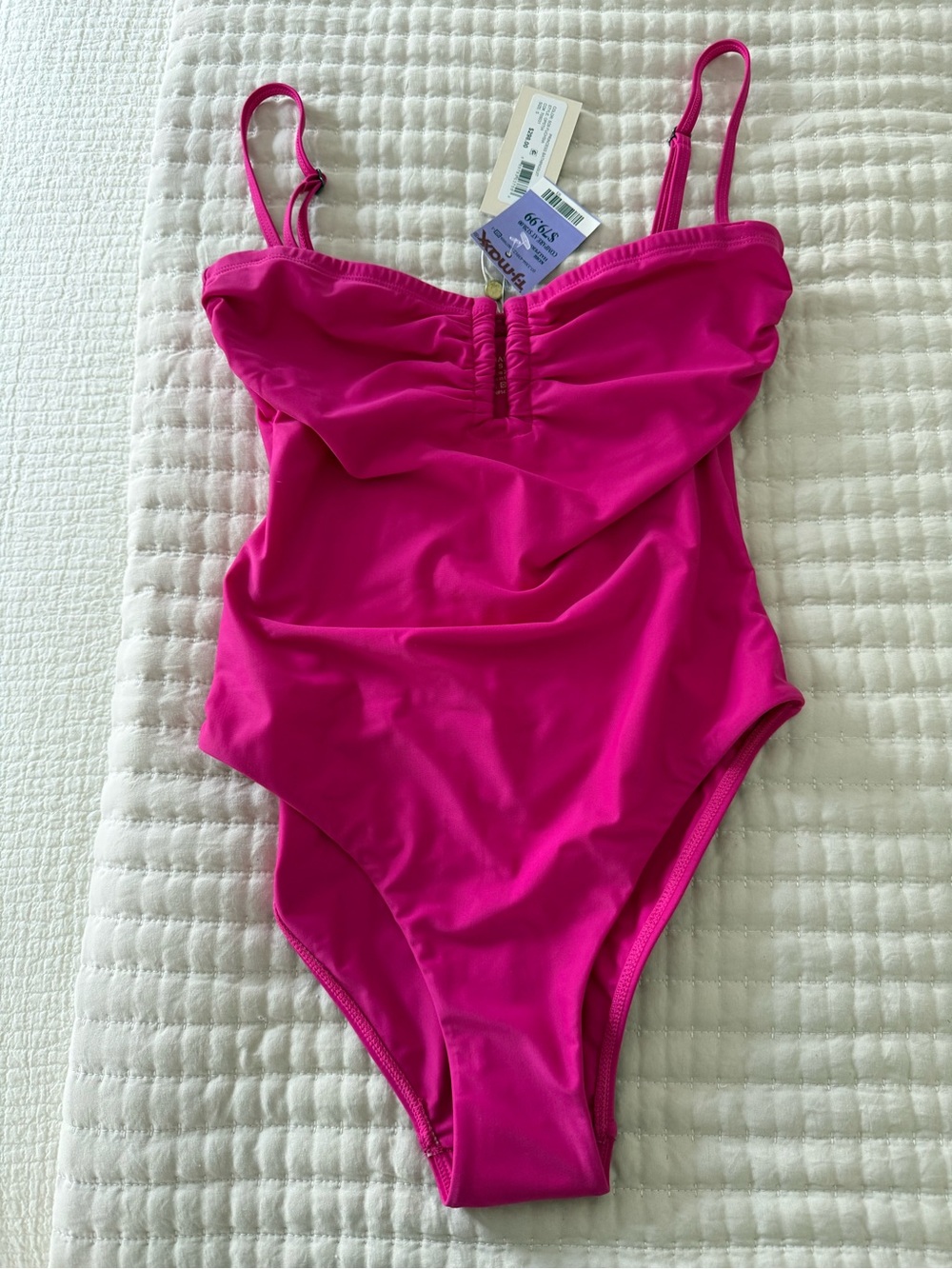 NWT Kobi Halperin Becca Bandeau One-Piece Swimsuit